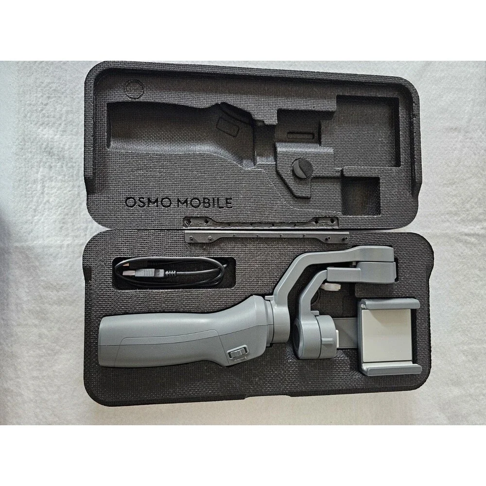 DJI OSMO Mobile 2 Handheld Smartphone Gray Model OM170 w/Case